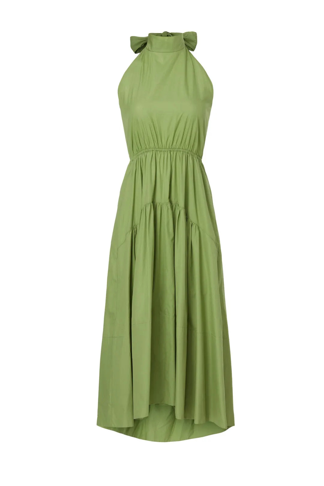 Draped Neck Halter Dress | Rent the Runway