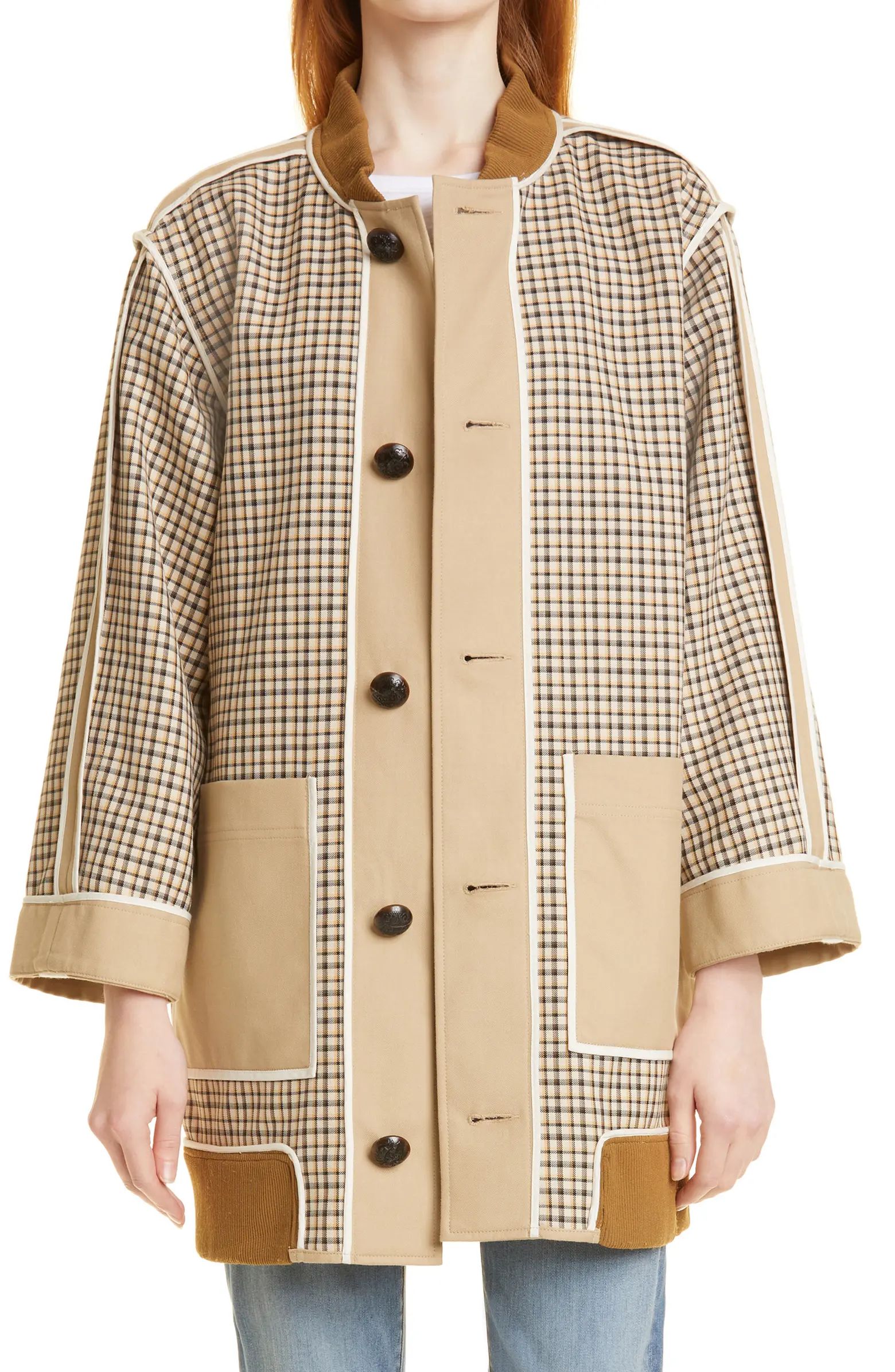 Balan Reversible Cotton Coat | Nordstrom