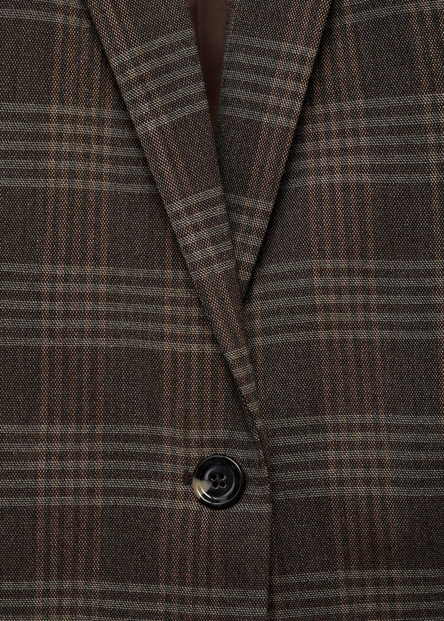 Gerader Blazer mit Karomuster | Mango EU