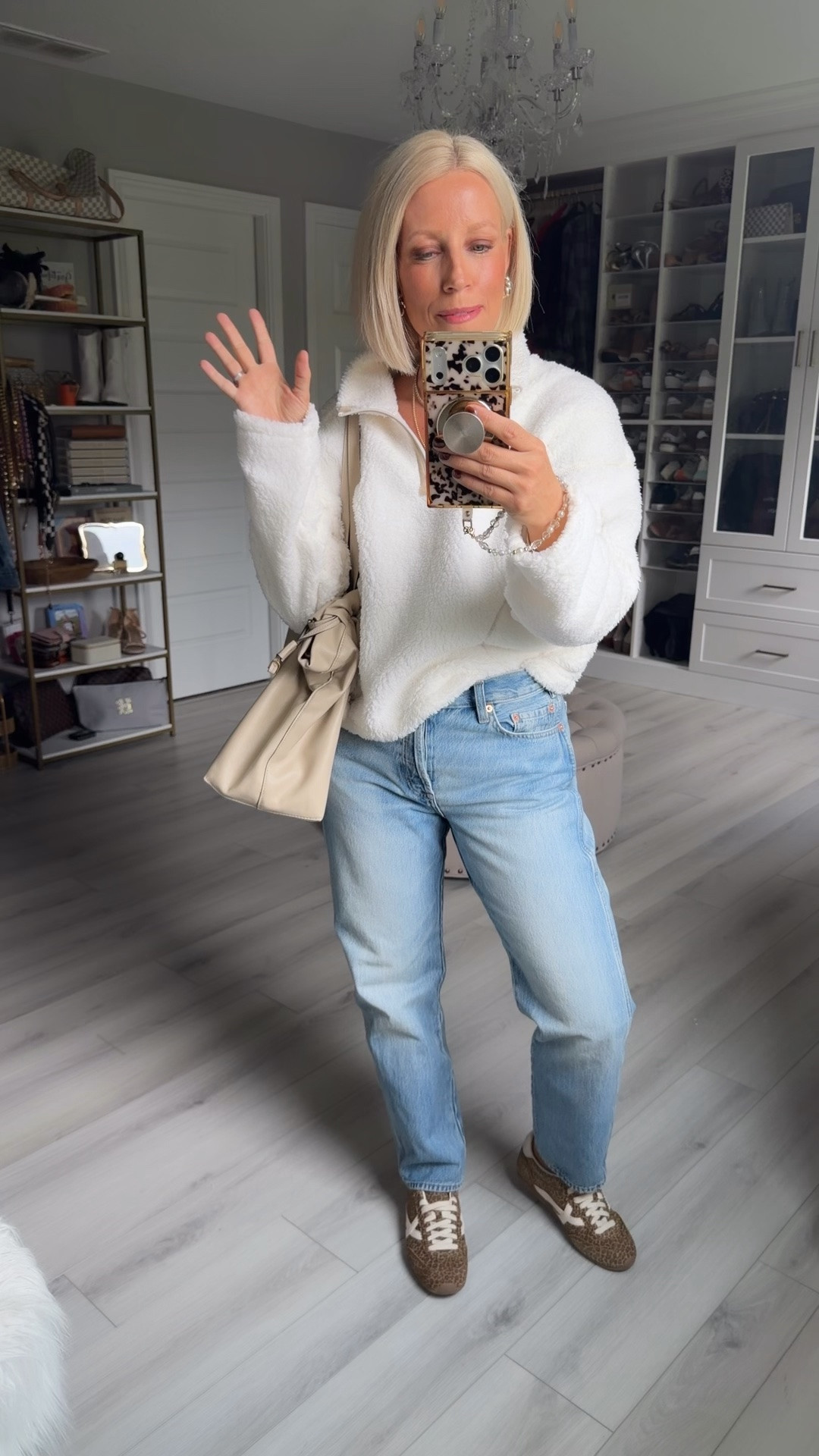 Top size medium
Jeans size 4 regular length (could have sized down - run big) 
Shoes TTS

#LTKootd #LTKmomlife #LTKSaleAlert