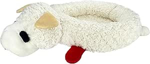 Multipet Lamb Chop Bed for Dogs, White, 27.0" L x 18.5" W x 5.5" Th | Amazon (US)