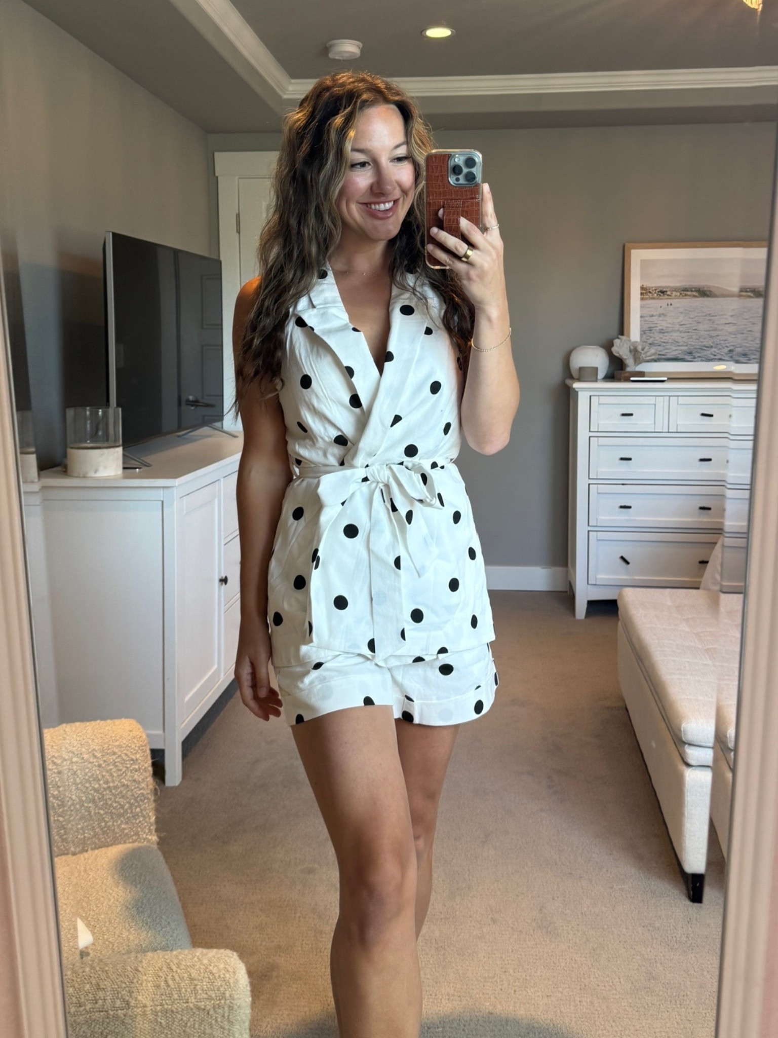 These polka dots 😍 obsessed with this trend and the fit of this set! @Commense 

True to size • Wearing a size small 

#set #summer #polkadots #travel #workwear #dressedup #brunch #datenight #europe #clothing #ootd #outfit

#LTKootd #LTKWorkwear #LTKTravel