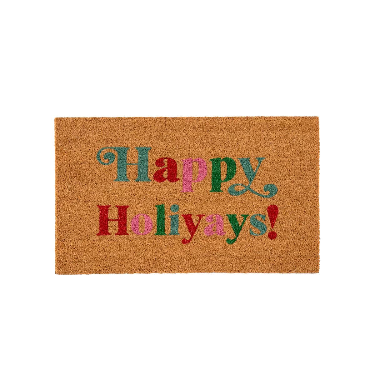 Shiraleah "Happy Holiyays!" Holiday Doormat | Target