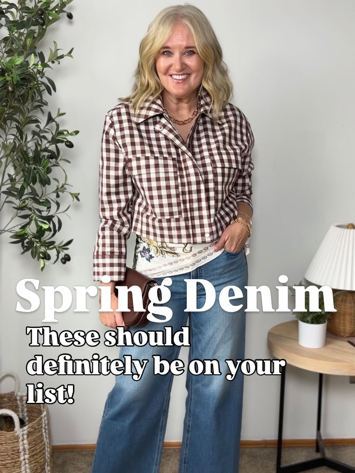 Spring Denim 👖that definitely should be on your list!

Comment SHOP for links!! 

#springdenim #springstyle #over50 #midlifestyle