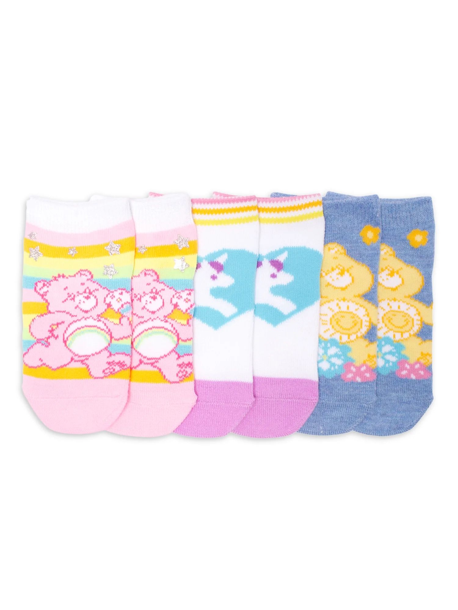 Character Toddler Ankle Socks, 3-Pack, Sizes 12M - 5T | Walmart (US)