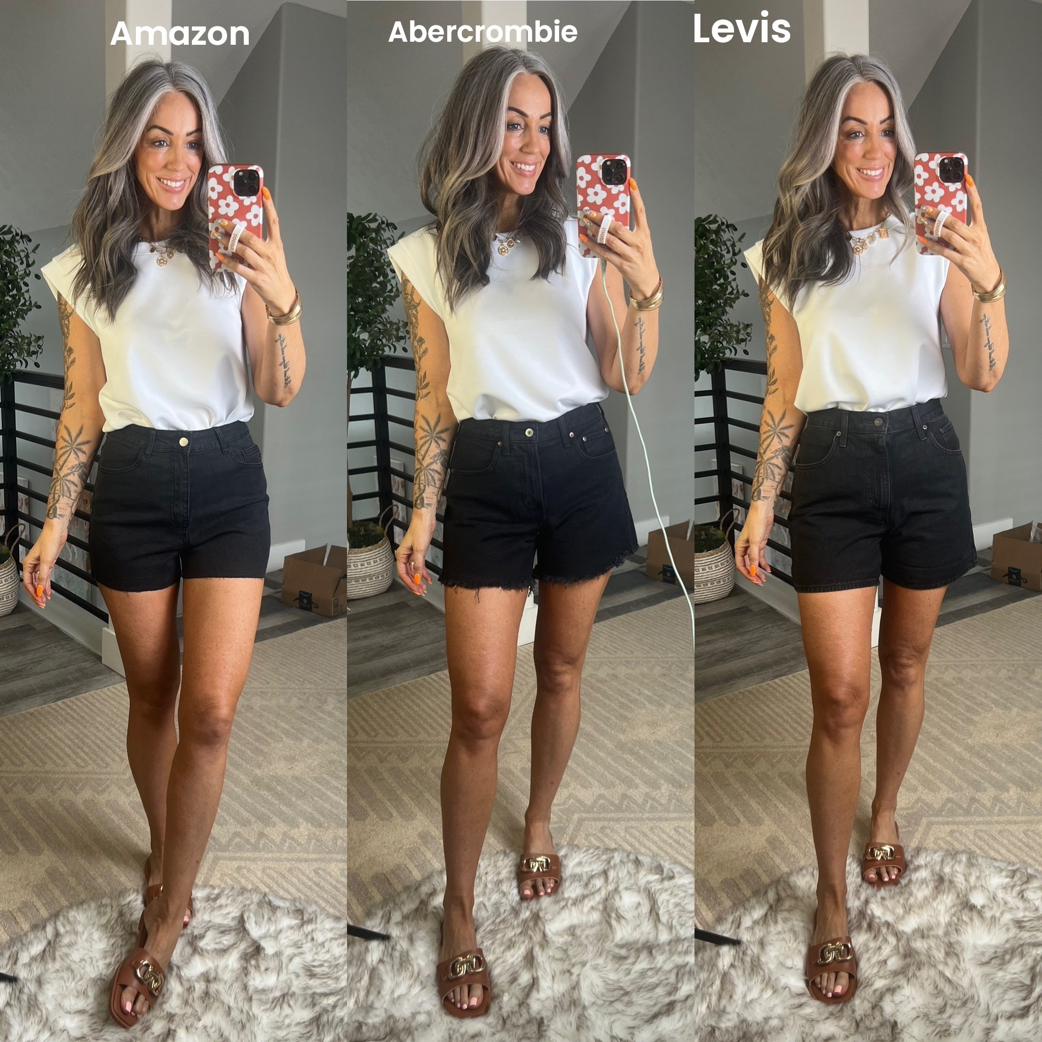 I kept Abercrombie (faves!) and Levi’s. Returned Amazon bc they’re too short in the back for me  I’m 5’8, 140 lbs wearing size 27  in Anercrombie, size 28 in Levi’s, size 4 in Amazon. 

#LTKgrwm #LTKootd #LTKOver40