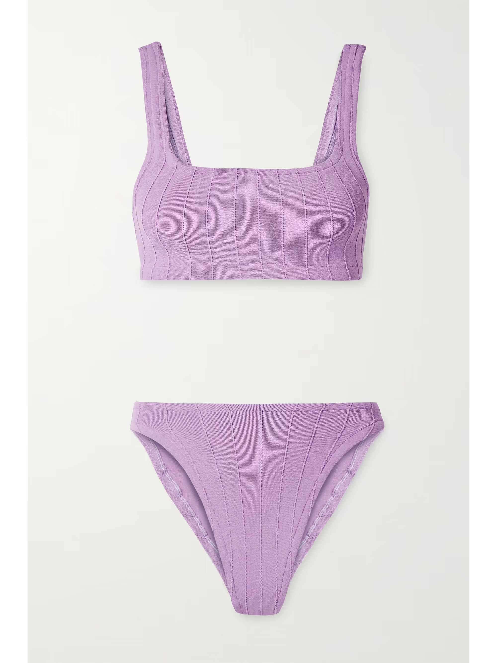 + NET SUSTAIN Helena Nile ribbed bikini | NET-A-PORTER (US)