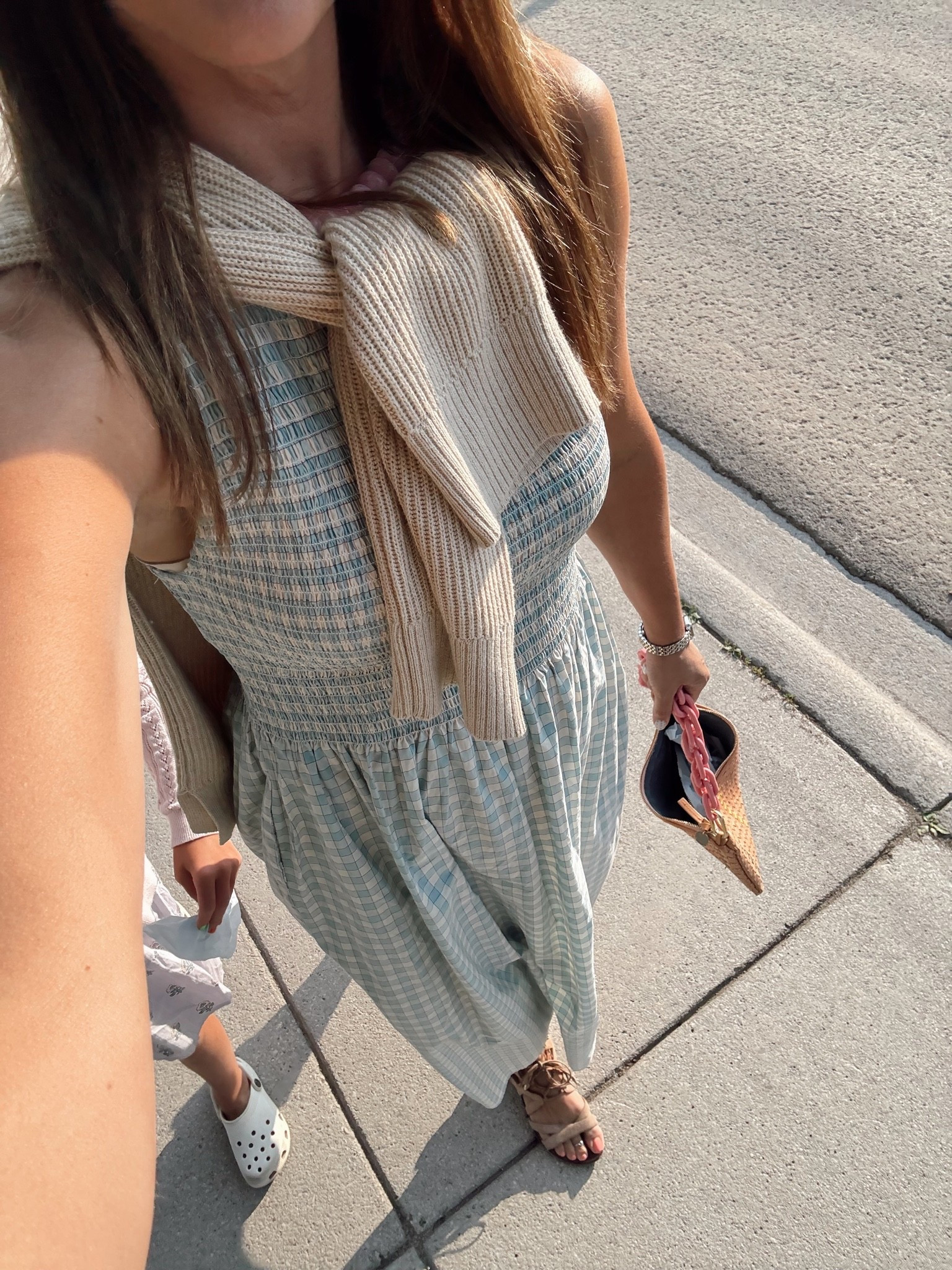Hillhouse dress 
Summer dress 
Light blue maxi dress

#LTKdayinmylife #LTKgrwm #LTKootd