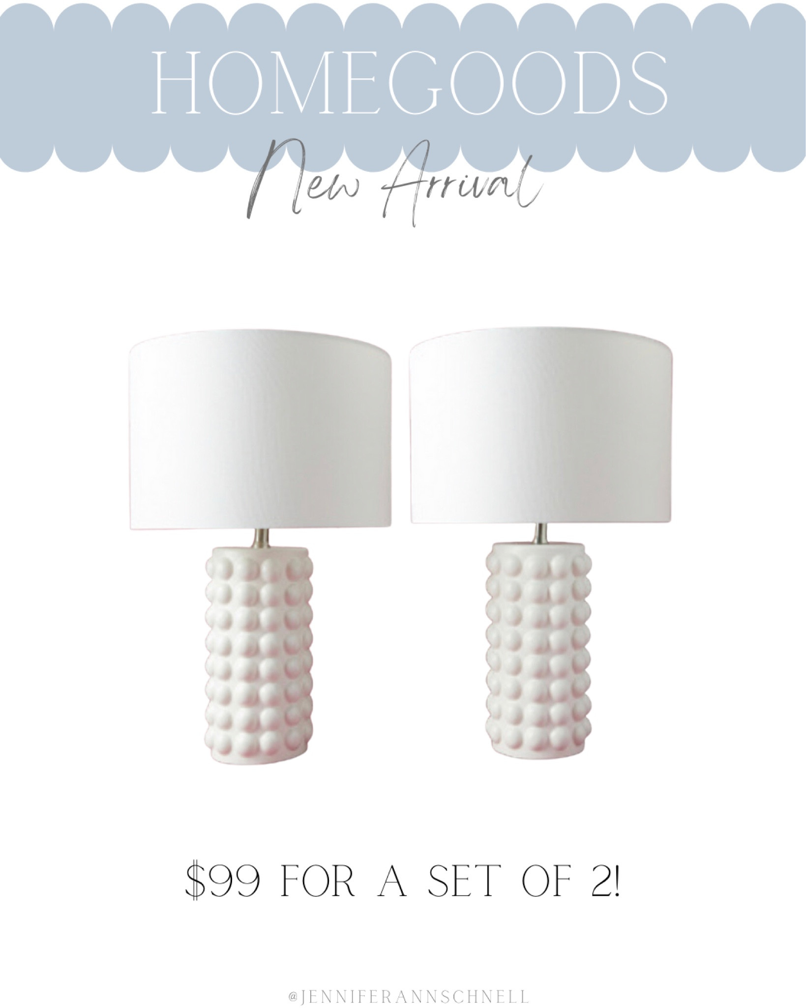 Love these new hobnail lamps from Homegoods!

white lamps, textured lamps, Homegoods find, coastal decor, home decor, coastal home, neutral home decor, living room decor, bedroom decor

#LTKhome #LTKFind #LTKstyletip
