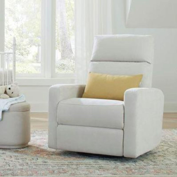 Nurture& The Glider Plus in Ivory | Polyester | Babylist