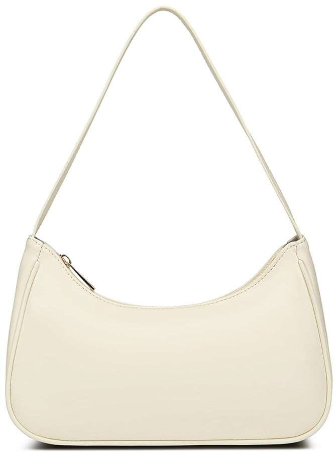 Afashor Shoulder Bags for Women Vegan Leather Hobo Sling Tote Handbag Retro Clutch Purse with Zip... | Amazon (US)