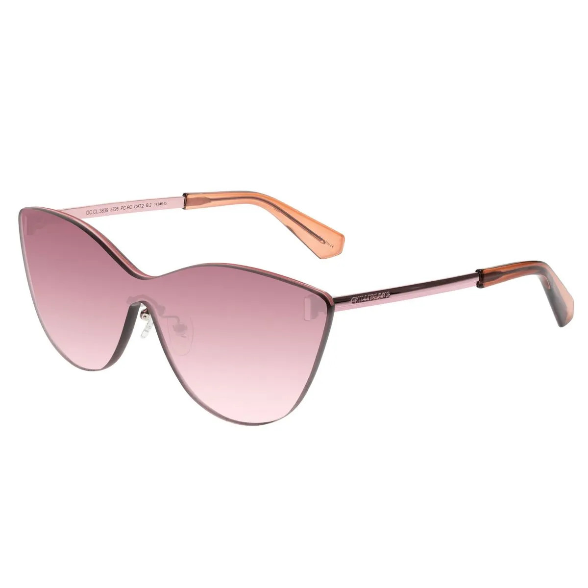 Óculos de Sol Feminino 5MM Gatinho Degradê Marrom OC.CL.3839.5795 - Chilli Beans | Chilli Beans (BR)