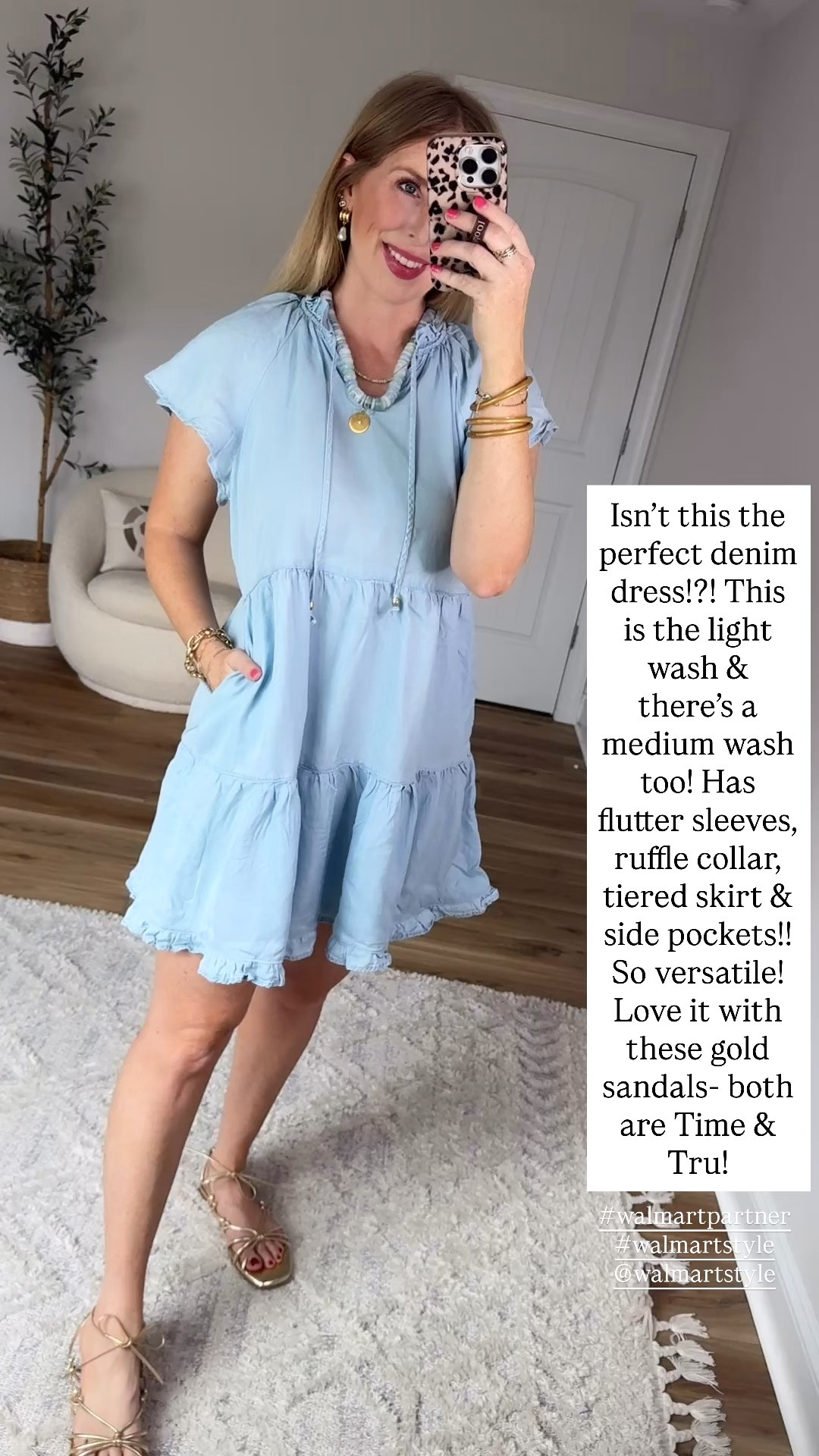 Weekend Walmart Wins try-on
Denim mini dress- small 

#walmartpartner #walmartstyle @walmartstyle

#LTKmomlife #LTKootd #LTKgrwm