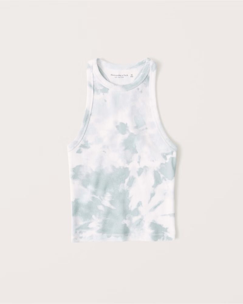 Ribbed Tie-Dye Scuba Tank | Abercrombie & Fitch (US)