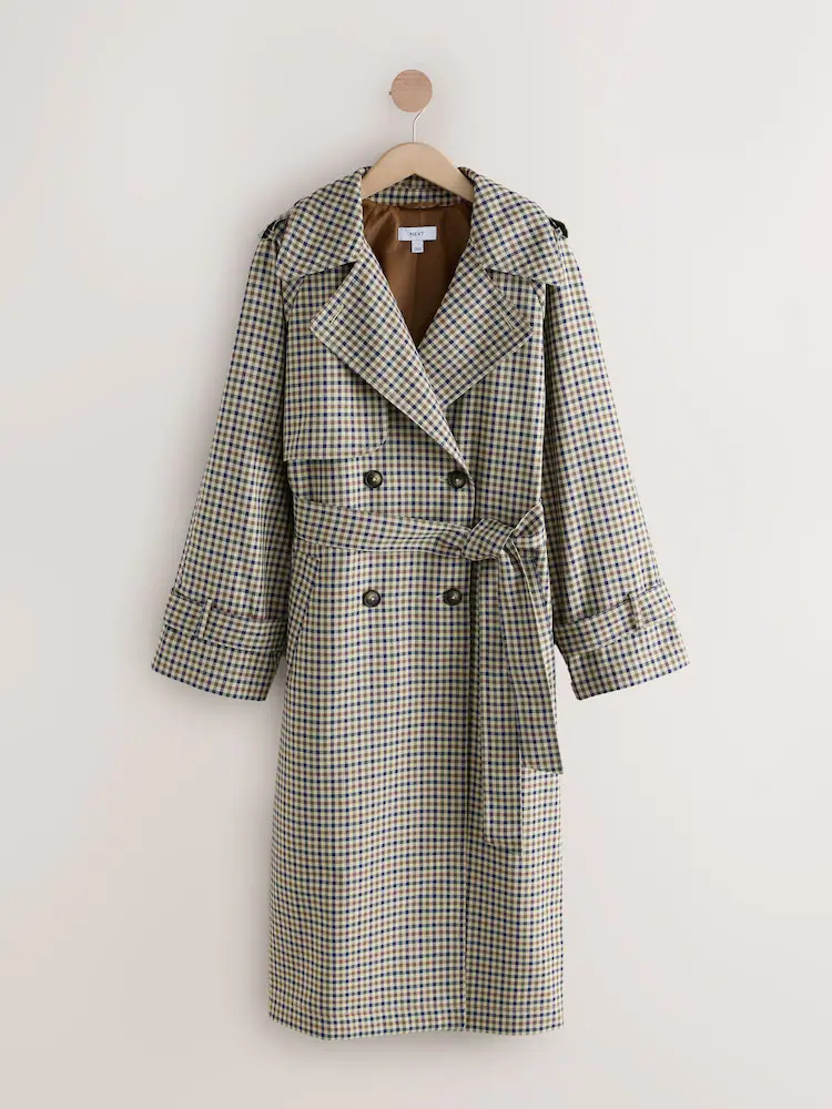 Neutral Check Trench Coat | Next EU