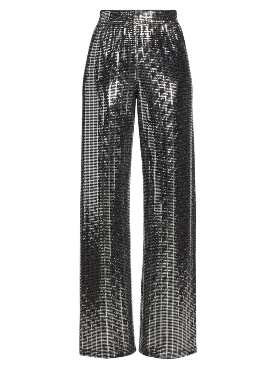 Elba Sequined Wide-Leg Pants | Saks Fifth Avenue