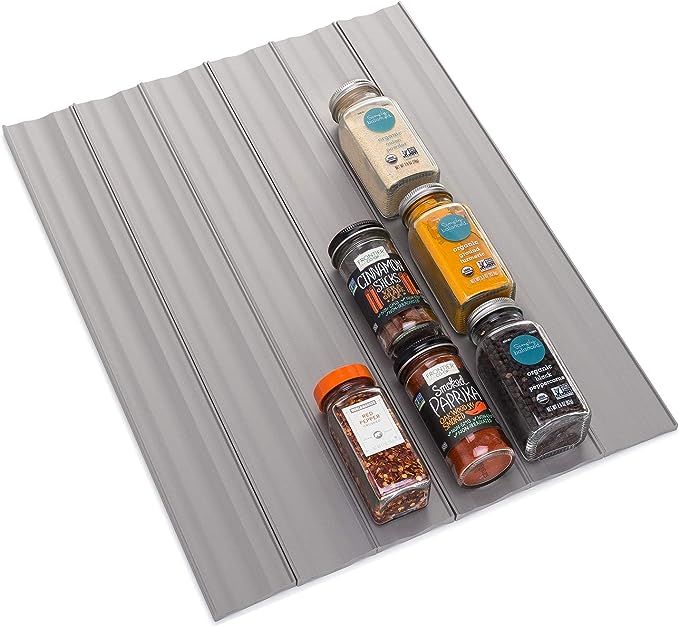 YouCopia SpiceLiner Spice Drawer Liner, 10ft Roll, Gray | Amazon (US)