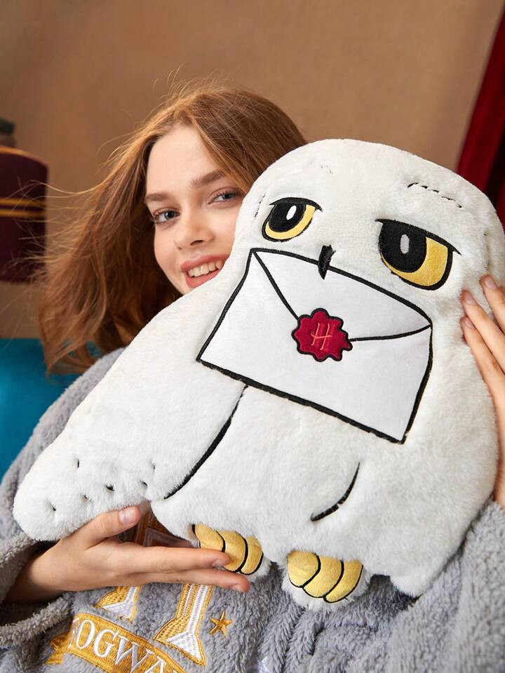 HARRY POTTER X SHEIN White Owl Plush Pillow | SHEIN