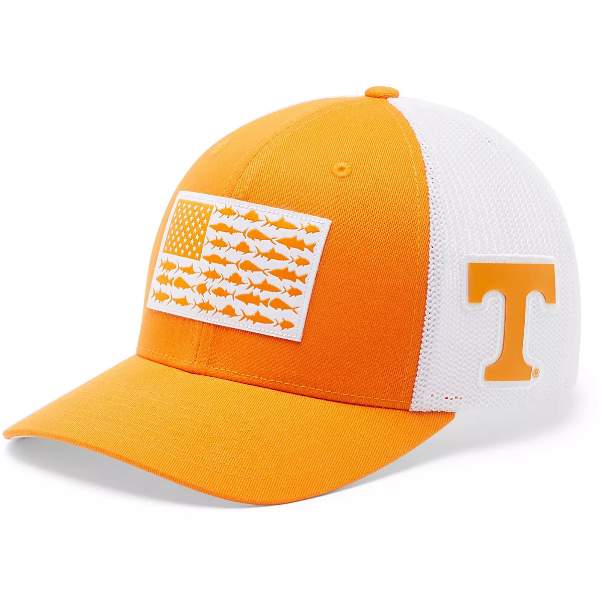 Columbia Sportswear Men's University of Tennessee Mesh Fish Flag Ball Cap | Academy | Academy Sports + Outdoors