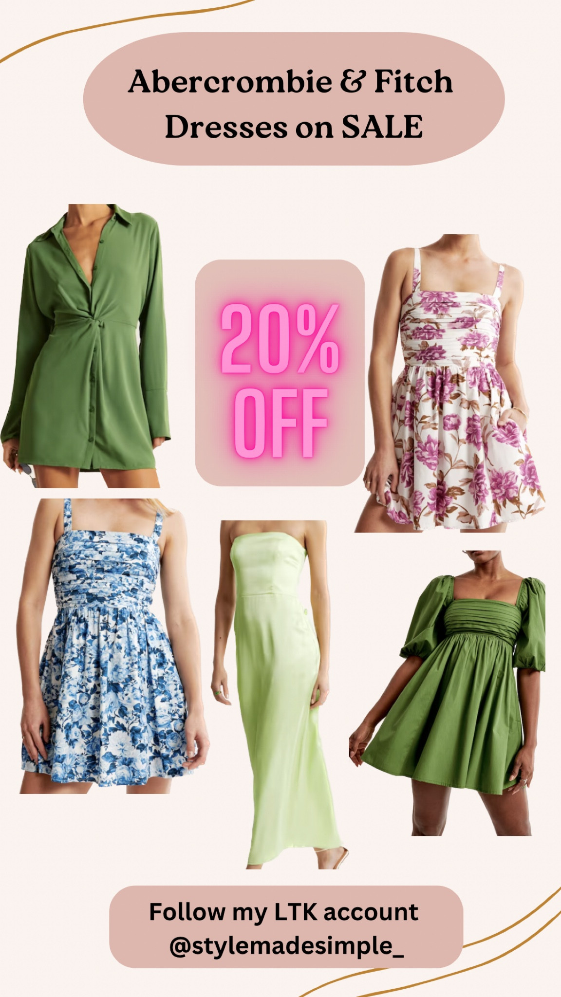 SALE ALERT- 20% OFF DRESSES 👗 Abercrombie and Fitch floral dress
Abercrombie and Fitch pink floral dress, party dress, baby shower dress, maternity dress, bachelorette party dress, summer dress, beach dress, dinner dress 

#LTKwedding #LTKtravel #LTKsalealert