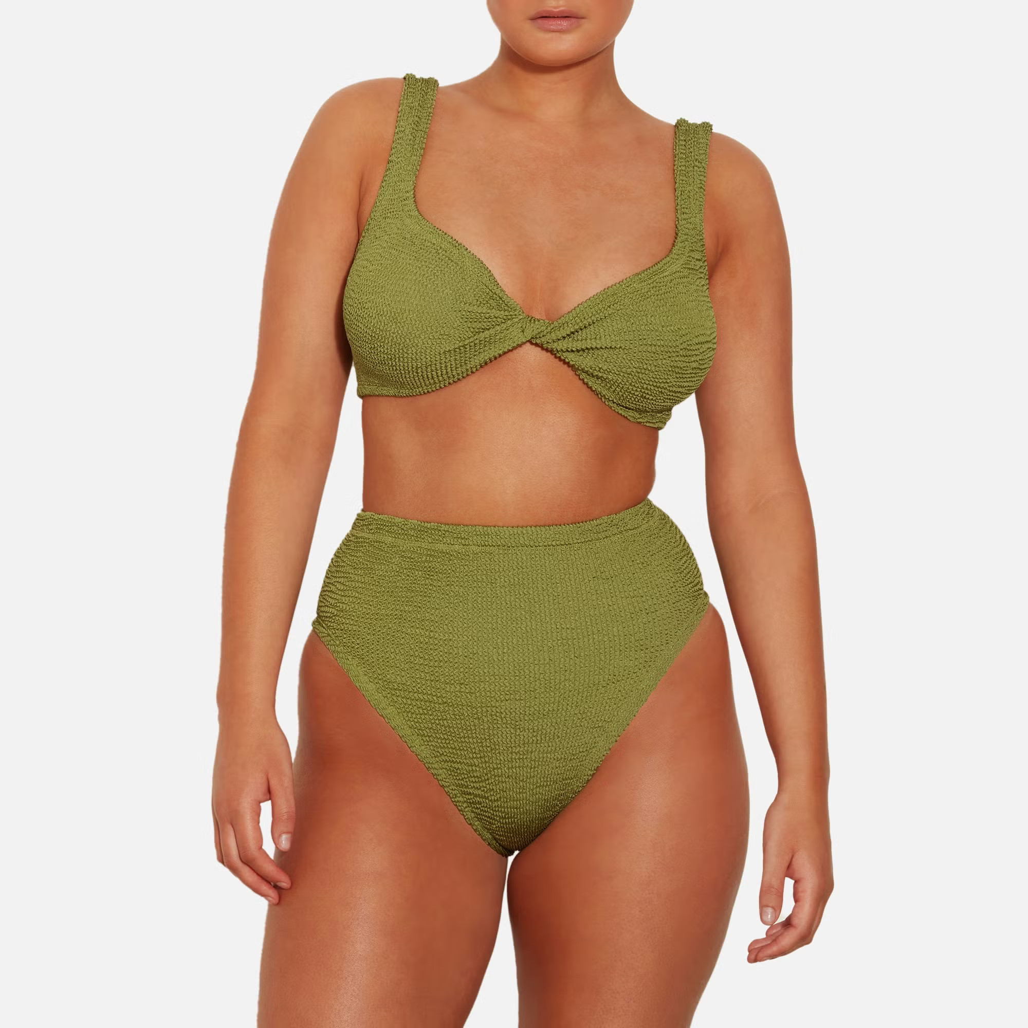 Hunza G Jamie Seersucker Bikini | Coggles | Coggles (Global)