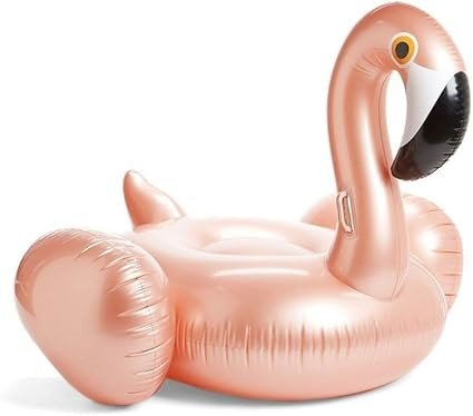 Ginkago Inflatable Flamingo Pool Float Rose Gold Giant Swim Ring Flamingo Float Water | Amazon (US)