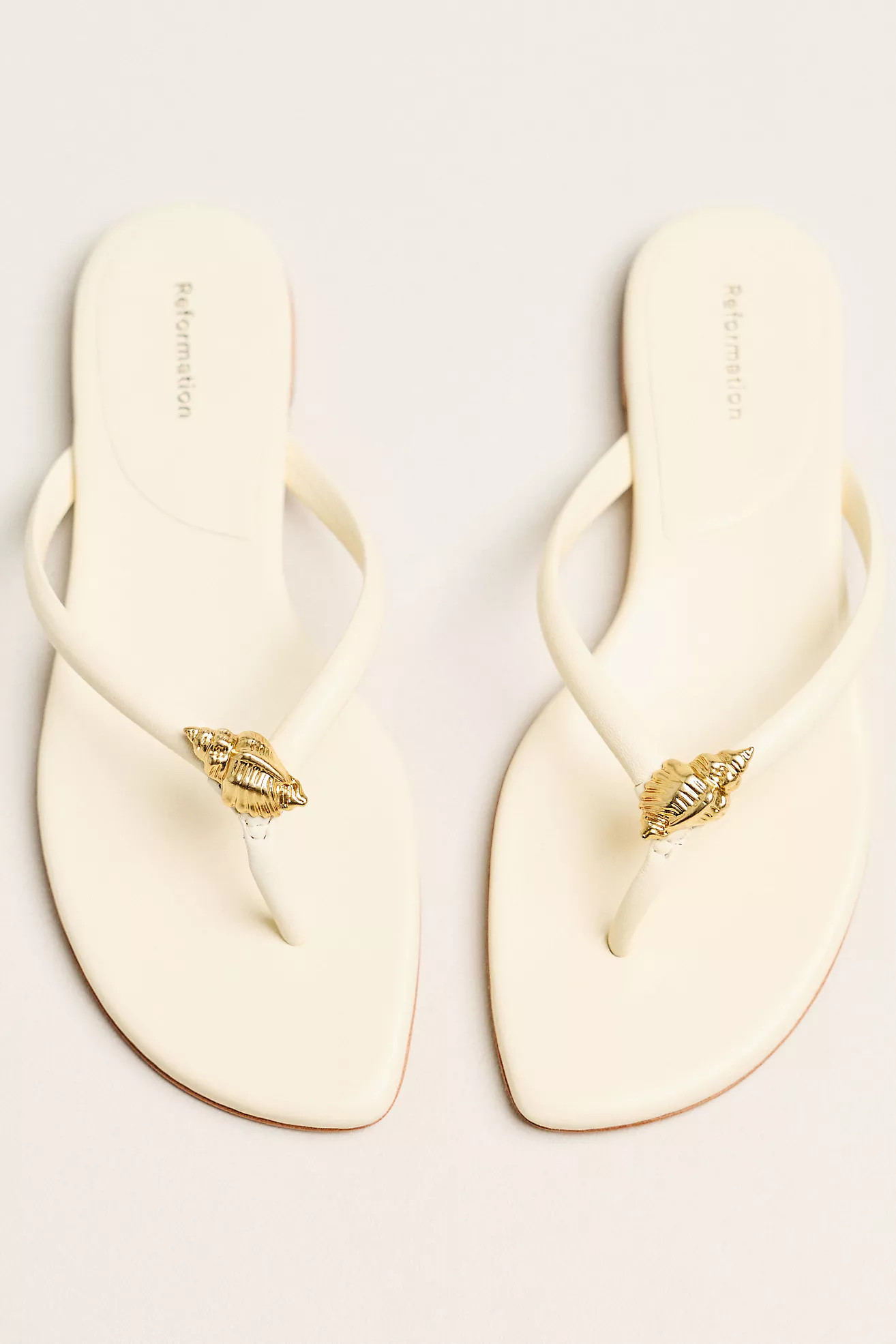 Reformation Onyx Flip-Flop Sandals | Anthropologie (US)