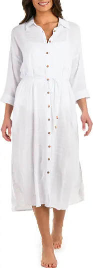 La Blanca Sea Cover Button-Up Cover-Up Dress | Nordstrom | Nordstrom