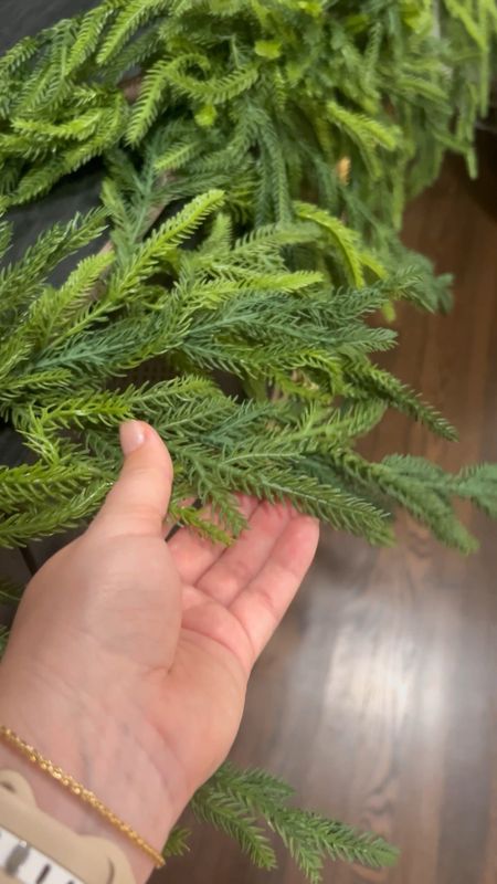 Real touch pine Christmas garland FINALLY back in stock! 

#LTKhome #LTKSeasonal #LTKHoliday