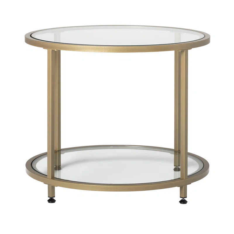 Haye Glass End Table | Wayfair North America