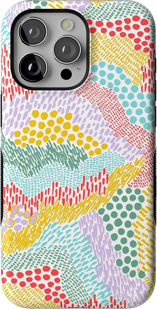 Casely iPhone 15 Pro Max Case | Color Me Happy | Pattern Colorblock Case | Compatible with MagSaf... | Amazon (US)