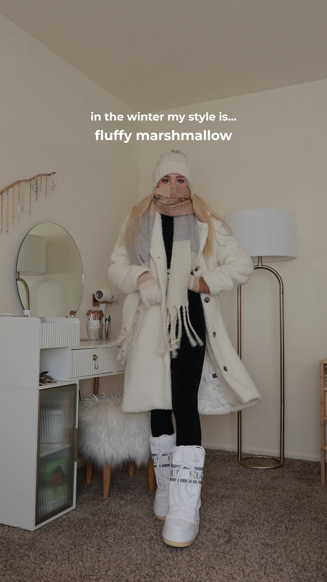 Such a cute warm outfit for winter! I love these boots and the scarf, hat, gloves… accessories really pull the outfit together 

#LTKVideo #LTKshoecrush #LTKSeasonal