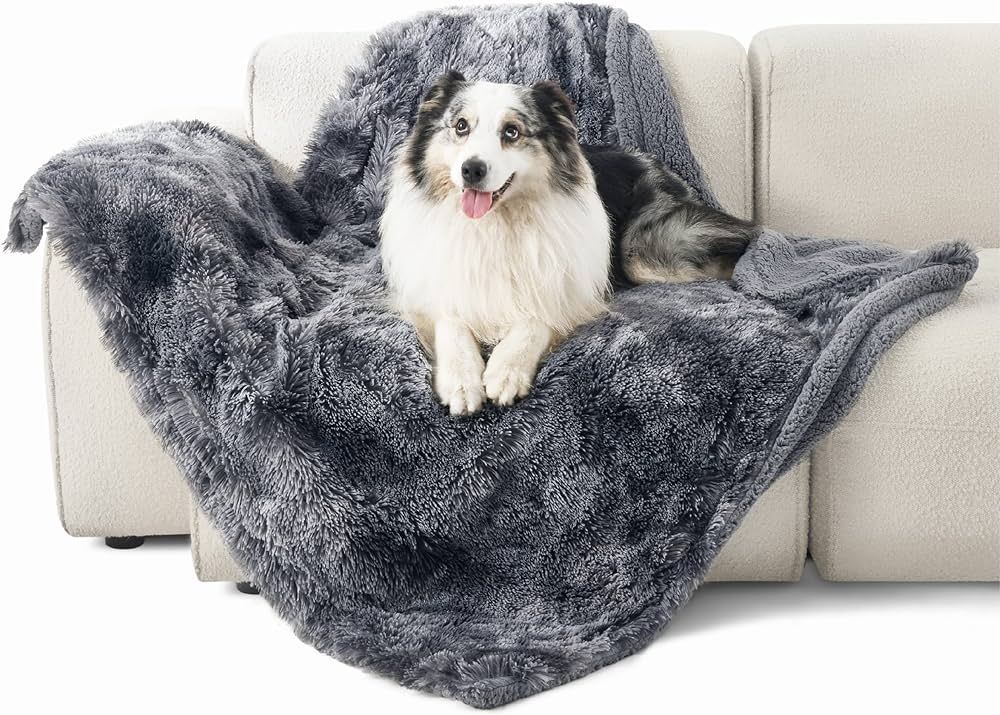 Bedsure Waterproof Dog Blankets for Large Dogs - Calming Cat Blanket for Couch Protector Washable... | Amazon (US)