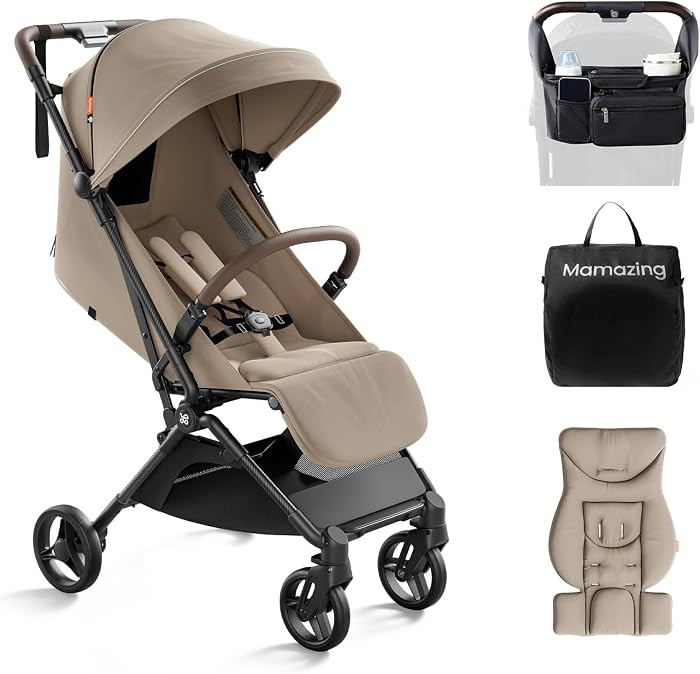 Mamazing Ultra Air Lightweight Baby Travel Stroller with Carbon Fiber Frame | Amazon (US)