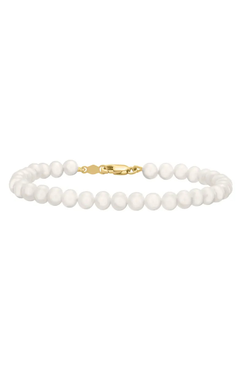 Mignonette 14K Gold & Cultured Pearl Bracelet | Nordstrom | Nordstrom