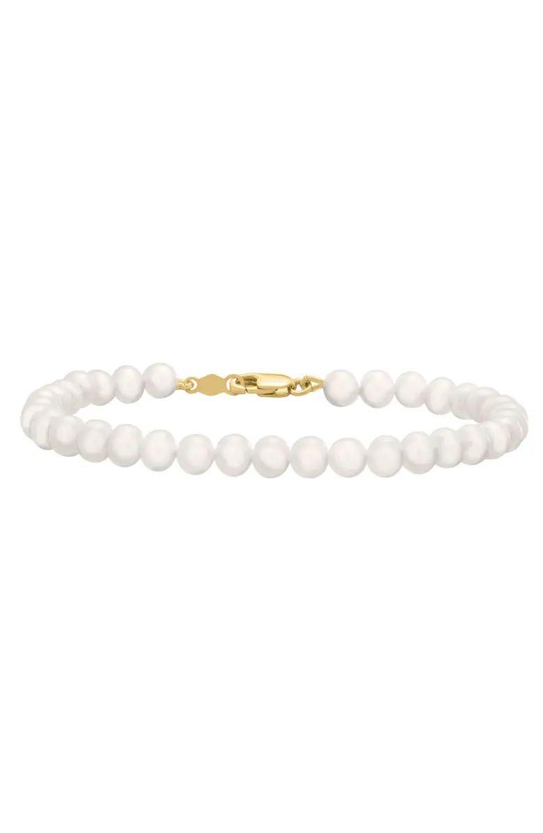 Mignonette 14K Gold & Cultured Pearl Bracelet | Nordstrom | Nordstrom