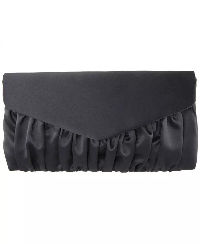 Nina Salome Satin Pleated Clutch & Reviews - Handbags & Accessories - Macy's | Macys (US)