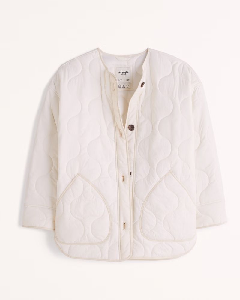 Women's Quilted Liner Jacket | Women's 30% Off Select Styles | Abercrombie.com | Abercrombie & Fitch (US)