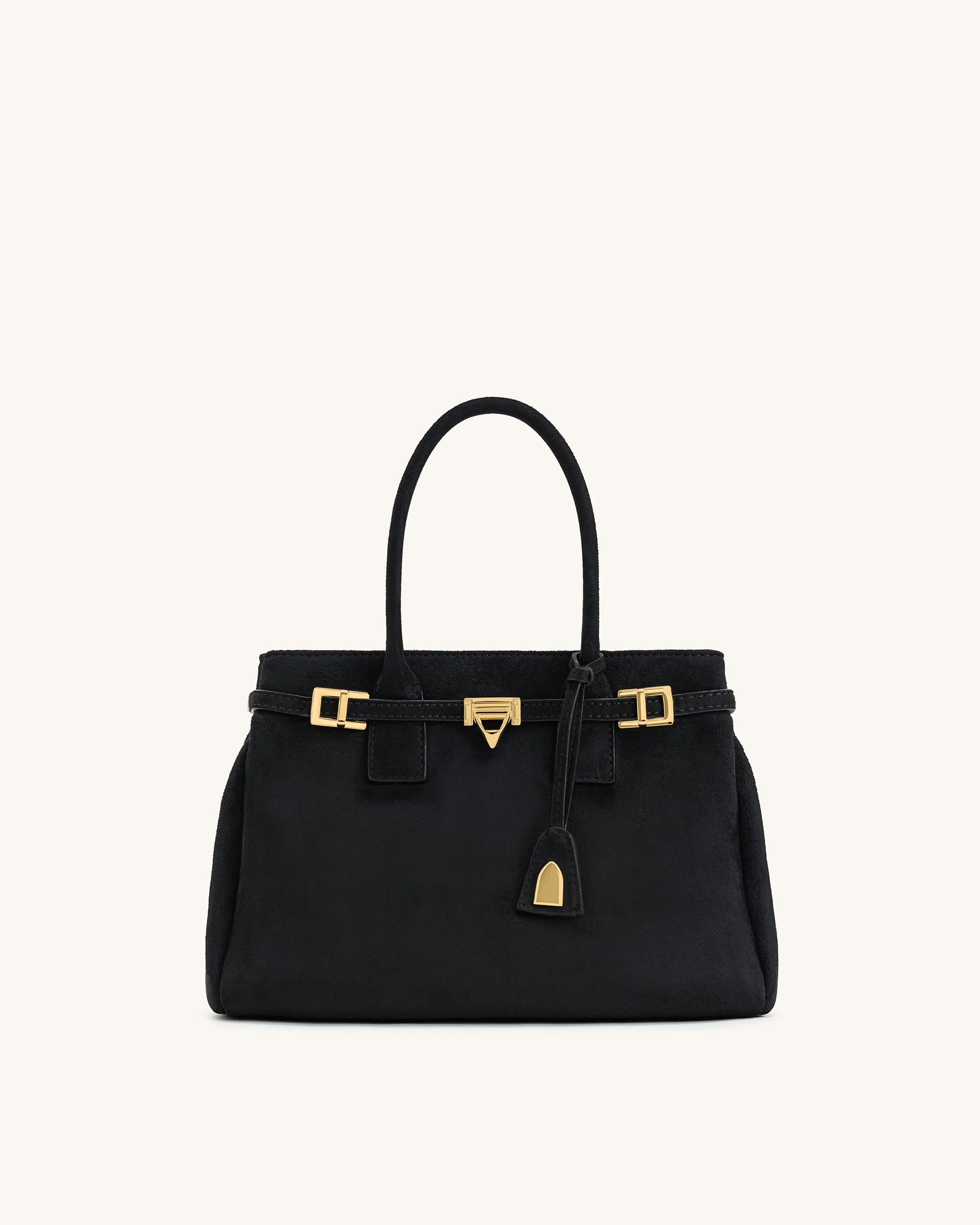 Miley Belt Embellished Tote Bag - Black | JW PEI US