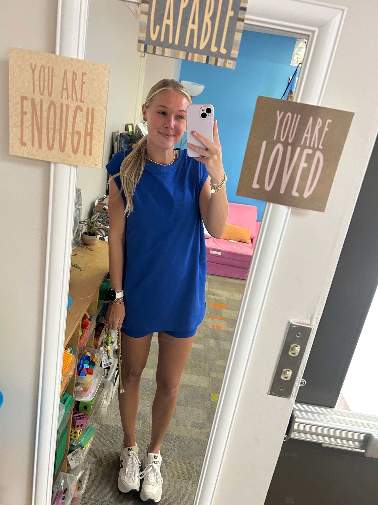 I LOVE a comfy set in the summer heat! Amazon has so many great ones, including this cute one. 💙 #amazon #amazonsets #summeroutfit #matchingset #summersetforwomen