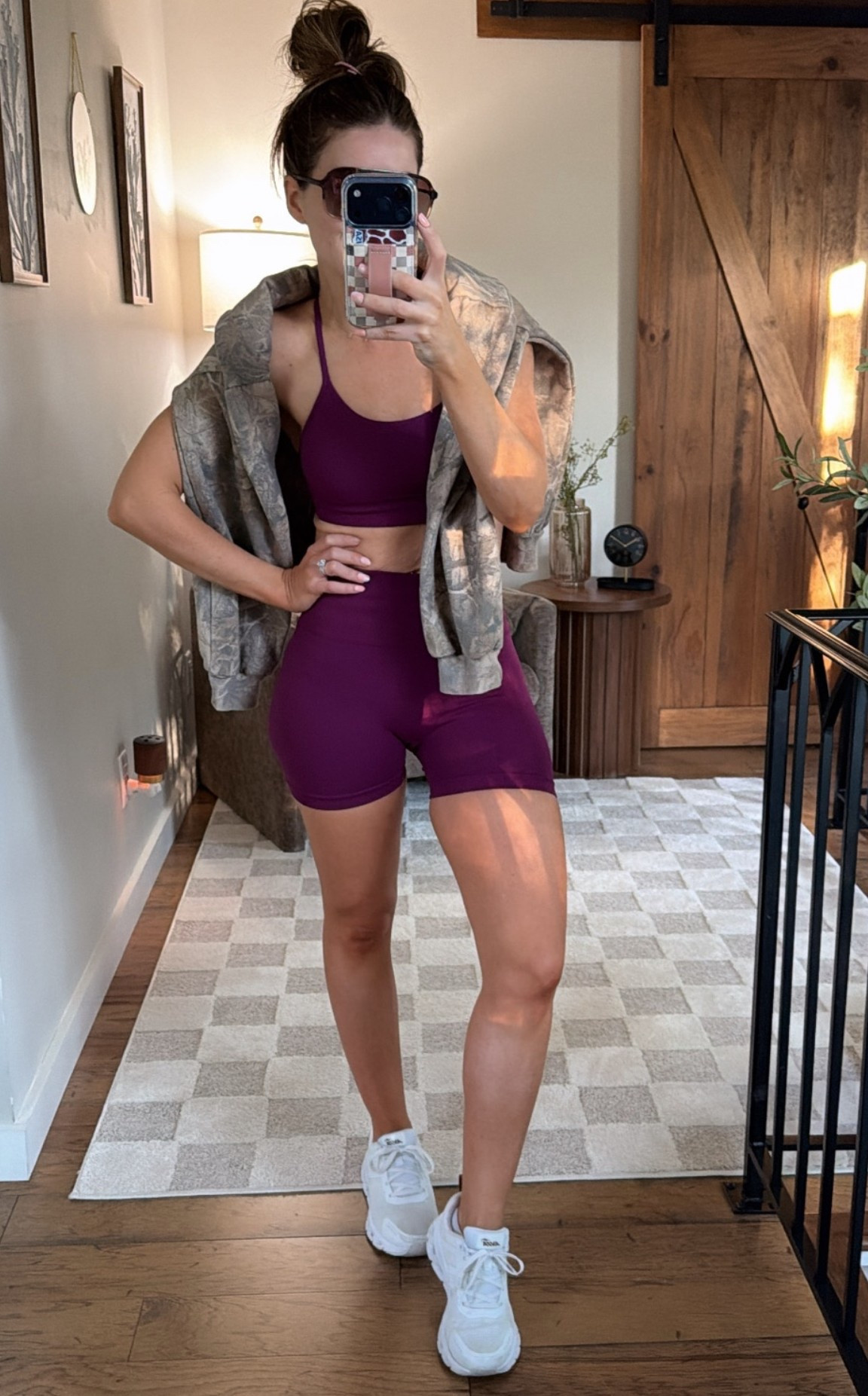 Quick workout fit! 

#workout #momstyle #fitness #ootd

#LTKootd #LTKMothersDay #LTKgrwm
