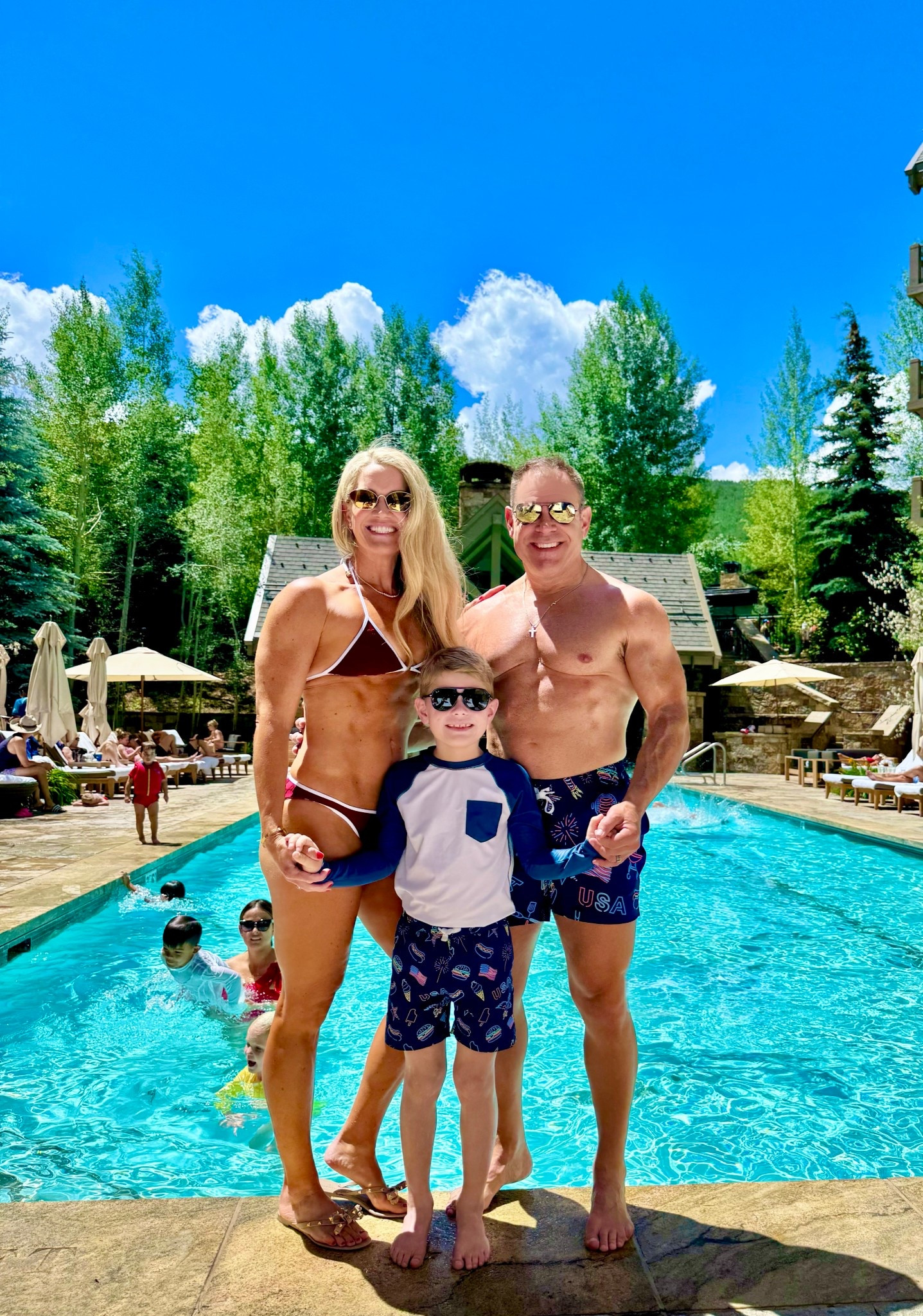 July 4th pool day! 🇺🇸❤️⛰️