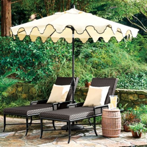 Bunny Williams Mughal Arch Umbrella | Ballard Designs | Ballard Designs, Inc.