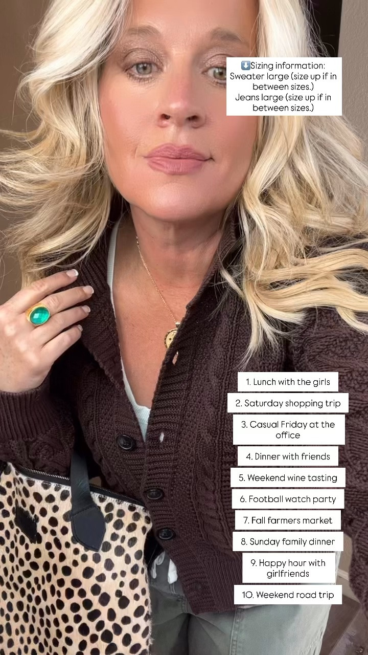✨Tap the bell, save and ❤️ start here over 40 fashion, midlife style, midsize fashion and luxury looks for less.  

⬇️Sizing information:
Large in both (size up if in between sizes.)

https://on.ltk.com/+uMZC6v8AFkHOSaWCjgAs_g

Comment SHOP below to receive a DM with the link to this post on my LTK ⬇ https://liketk.it/6psyD