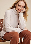 Shaker Stitch Turtleneck Sweater | Maurices