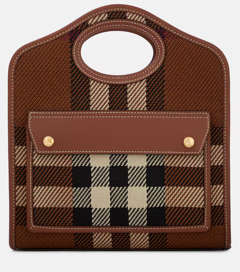 Pocket Mini checked tote | Mytheresa (US/CA)