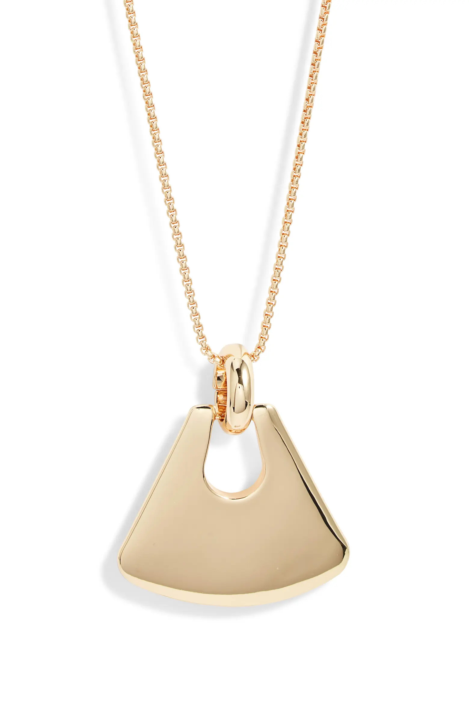 Curved Charm Pendant Necklace | Nordstrom