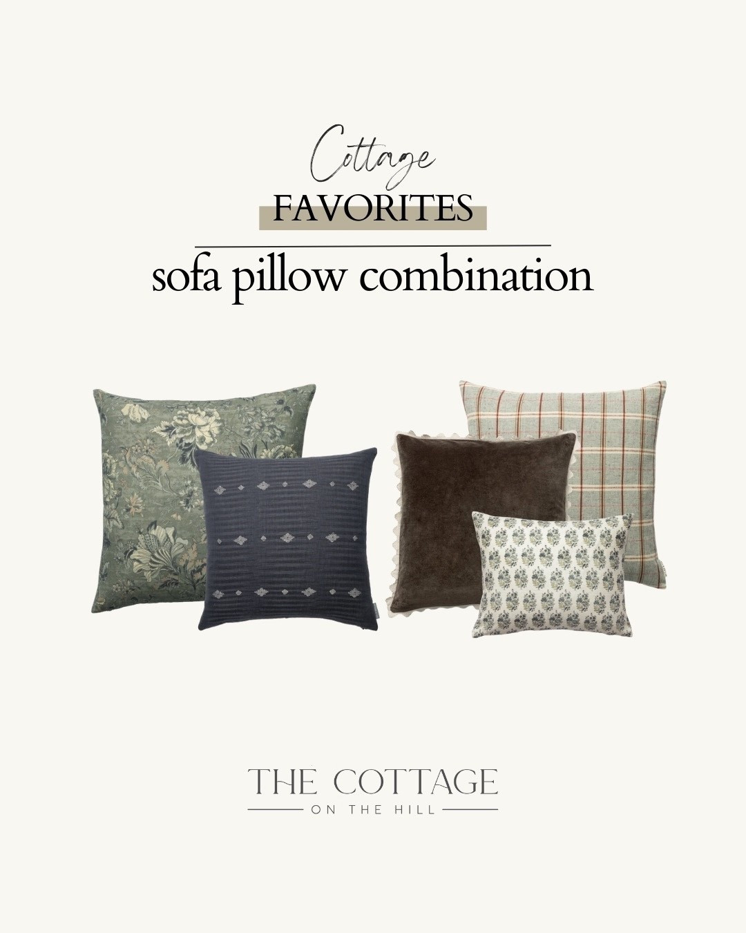 Sofa pillow combination 

#LTKCyberWeek #LTKGiftGuide #LTKHoliday