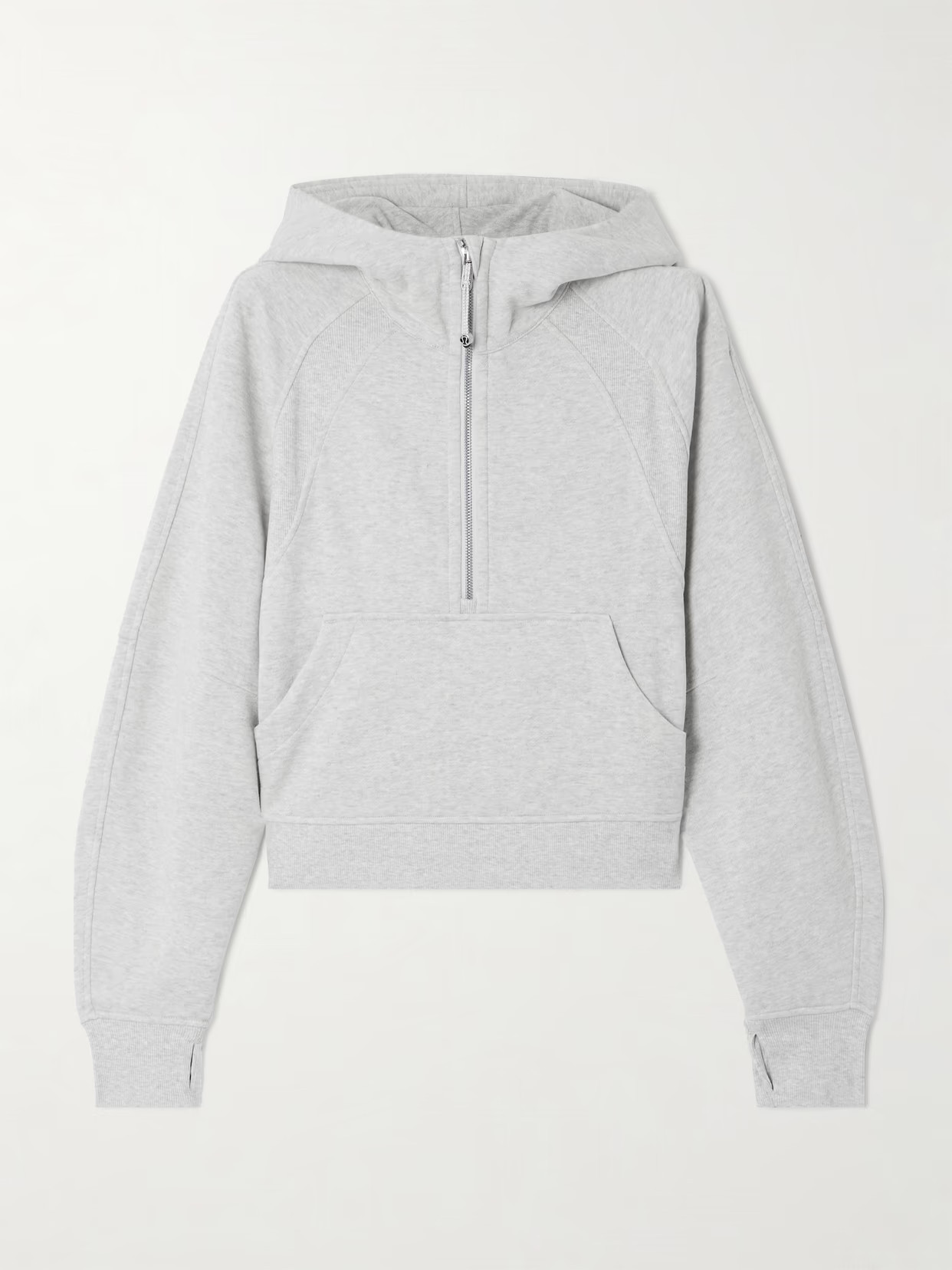 lululemon - Scuba Oversized Cotton-blend Jersey Hoodie - Gray | NET-A-PORTER (US)