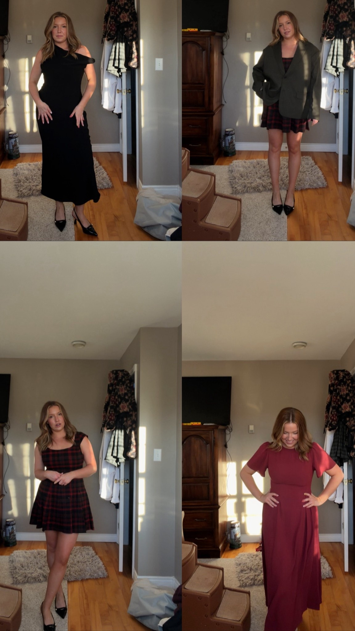 Pre holiday artizia try on! Wearing large in dresses and small in blazer 

#LTKcanada #LTKholiday #LTKwinter